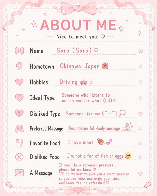 Sara☆サラプロフィール写真